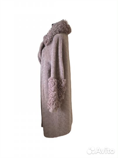 Зимнее пальто шуба из шерсти 48 Италия