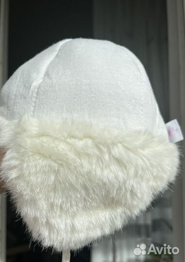 Зимняя шапка ушанка 46 с завязками