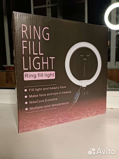 Свет для съемки, кольцевая лампа