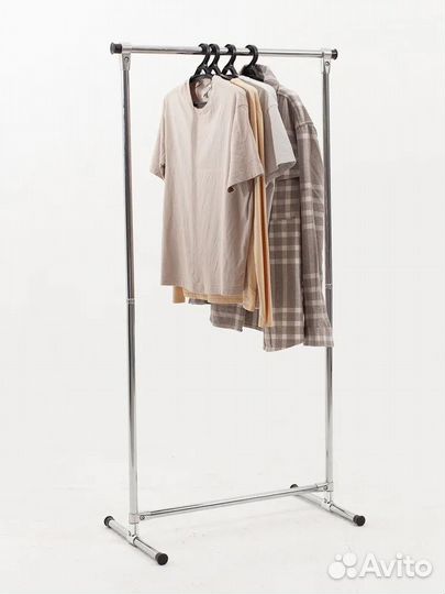 Вешалка напольная для одежды металлическая