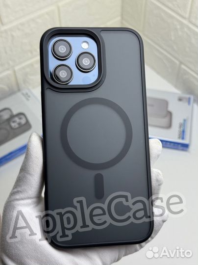 Чехол на iPhone 16 Pro/Pro Max матовый с MagSafe