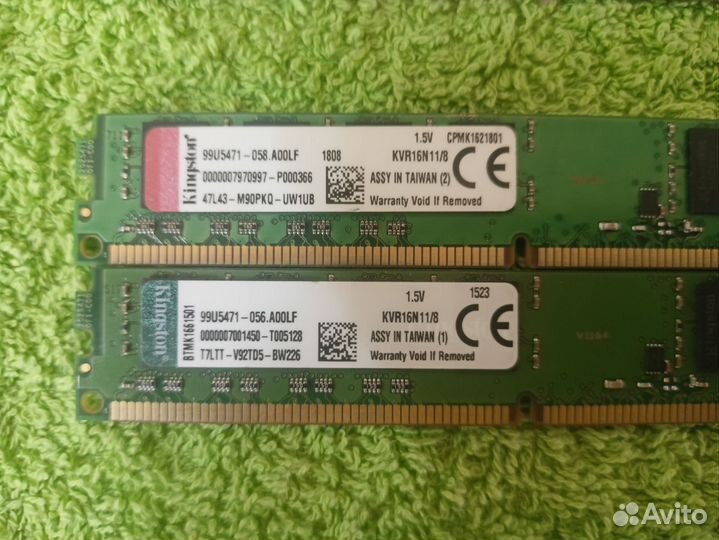 Комплекты DDR3 по 16 гигабайт