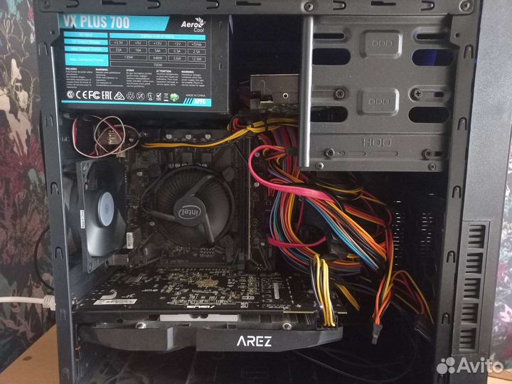 Игровой пк i5 11400f, озу 16, видео 8