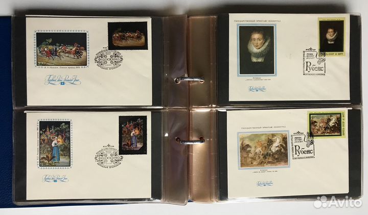 Конверт «Первый день» 92 шт. в альбоме 23 листа