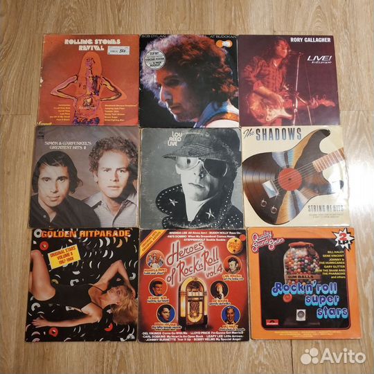 Виниловые пластинки рок