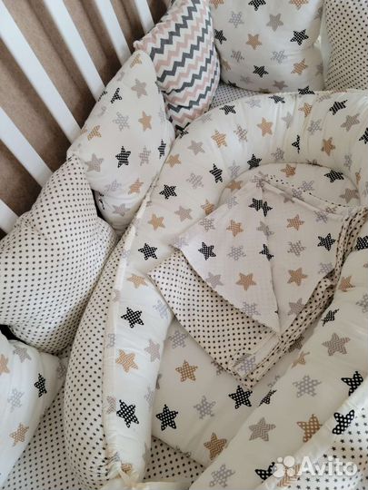 Бортики в детскую кроватку