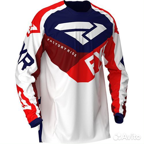 Джерси FXR podium MX jersey Navy/White/Red/Maroon