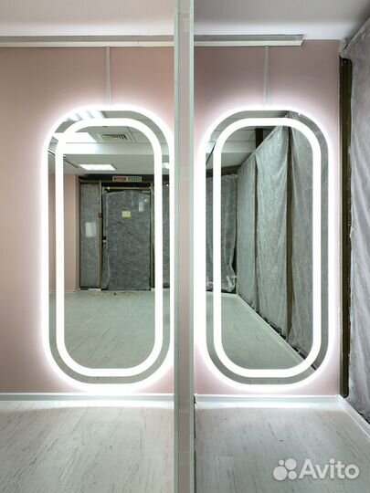 Изготовление зеркал под заказ, монтаж, замер