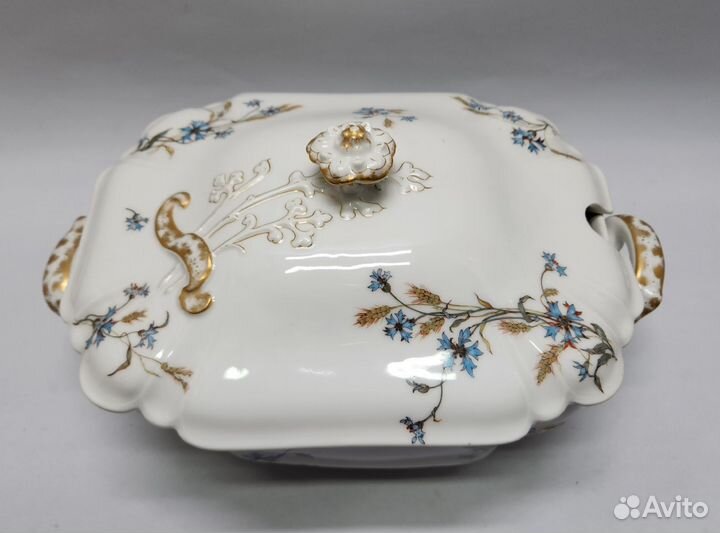 Супница Фарфор Frank Haviland Limoges Франция 1910