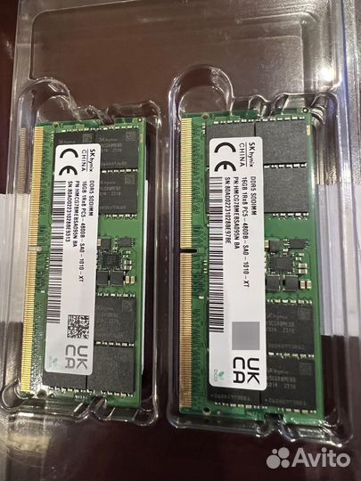 Оперативная память SK hynix DDR5 16GB 4800MHz