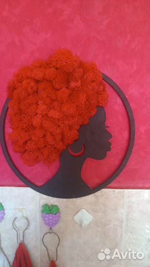 Панно картина мох