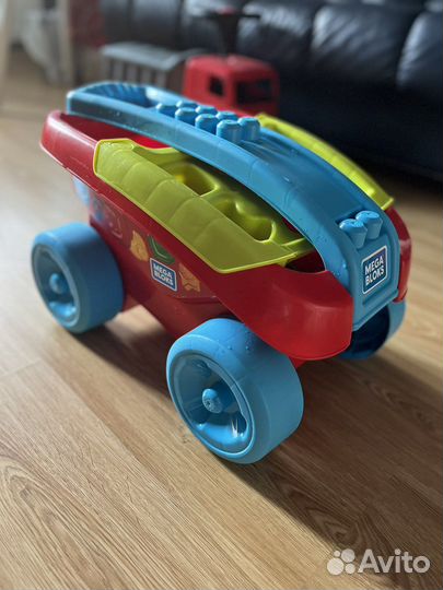 Тележка сортер mega bloks