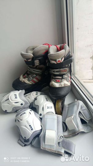 Роликовые коньки раздвижные 30-33 (7-11лет)