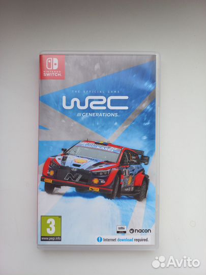 WRC generations nintendo switch