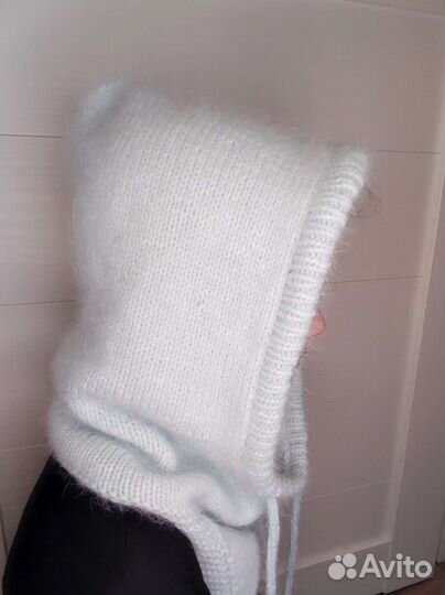 Вязаный капюшон (капор)