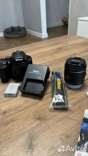 Продам новый фотоаппарат Nikon D5600 18-55 VR KIT