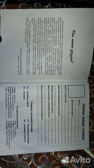 Дневник школьный