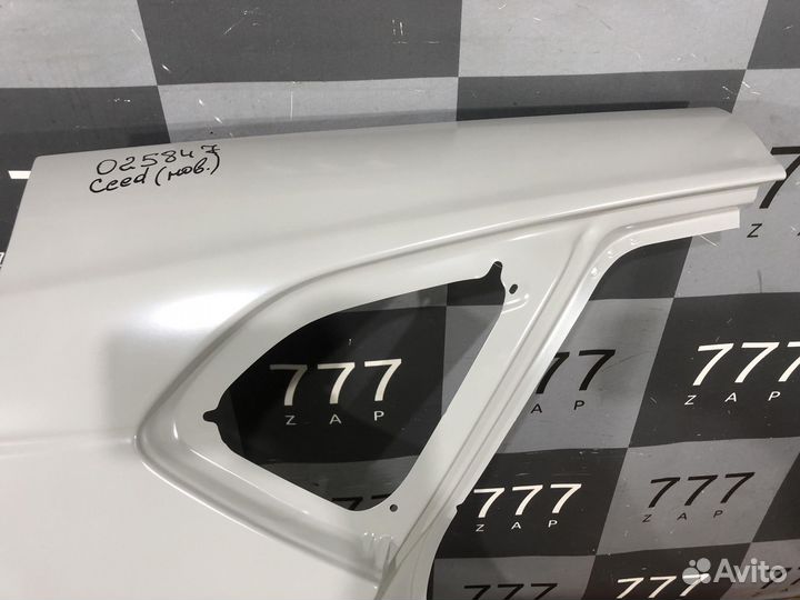 Крыло заднее правое Kia Ceed 2 (JD) 12-18 Новое Оригинал