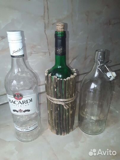 Бутылки для коллекции и декупажа