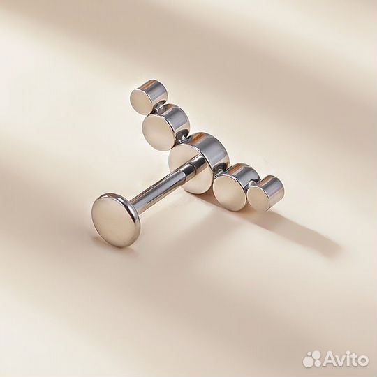 Пирсинг.Серьги-гвоздики из титана G23