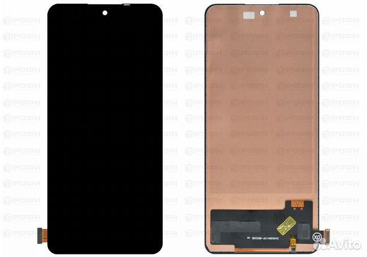 Дисплей для Xiaomi Redmi Note 10 Pro 4G Черный