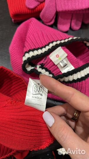 Шапка снуд для девочки