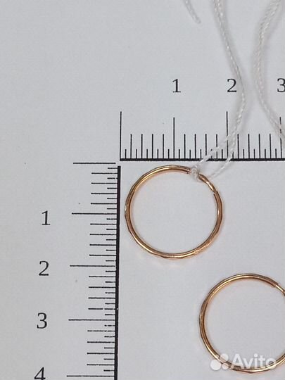 Золотые серьги