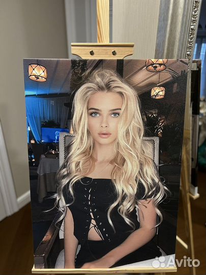 Портрет на заказ.Печать фото на холсте