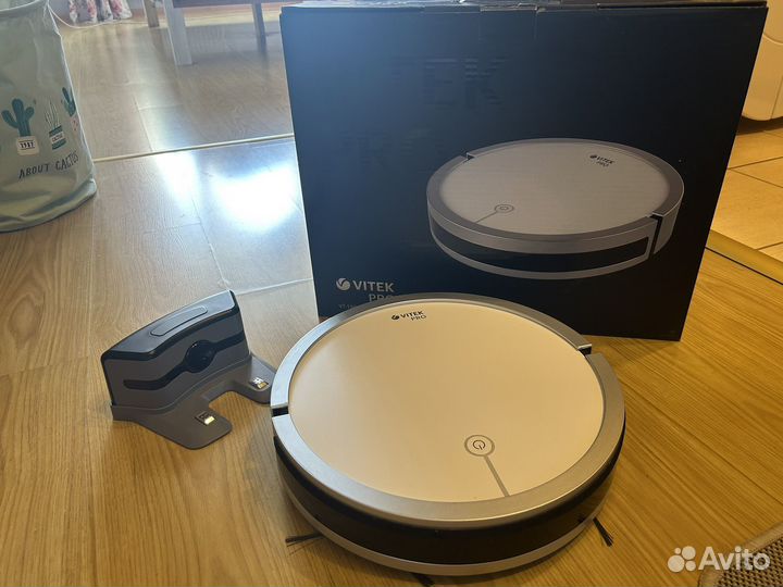 Робот пылесос vitek pro vt-1804 с влажной уборкой