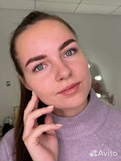 Окрашивание бровей