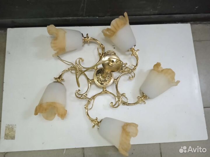 Люстра потолочная подвесная бу