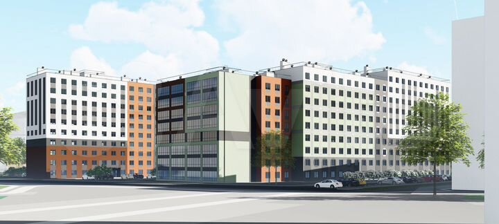 3-к. квартира, 61,2 м², 9/10 эт.