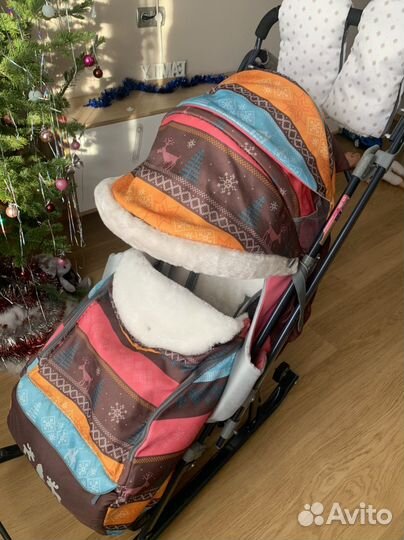 Коляска санки