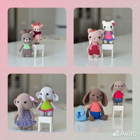 Вязаная игрушка ручной работы