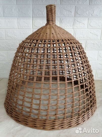 Абажур плетеный