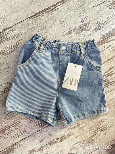 Джинсовые шорты zara для девочки