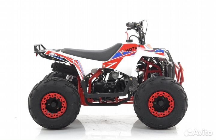 Квадроцикл 110 кубов motax grizlik A110 красный