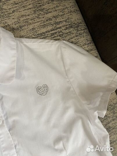 Блузки-рубашки для девочек р.158, 164