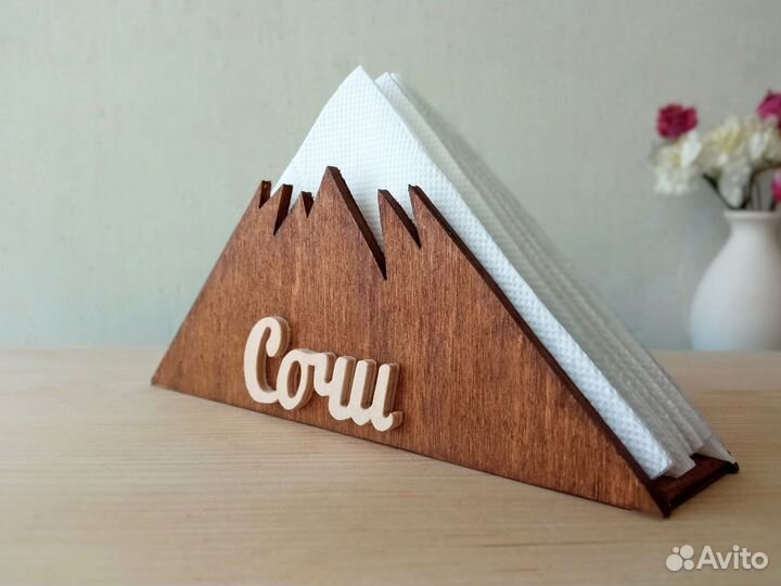 Салфетница из дерева Сочи