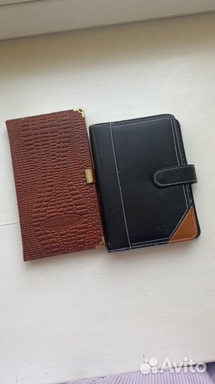 Блокнот в кожаной обложке