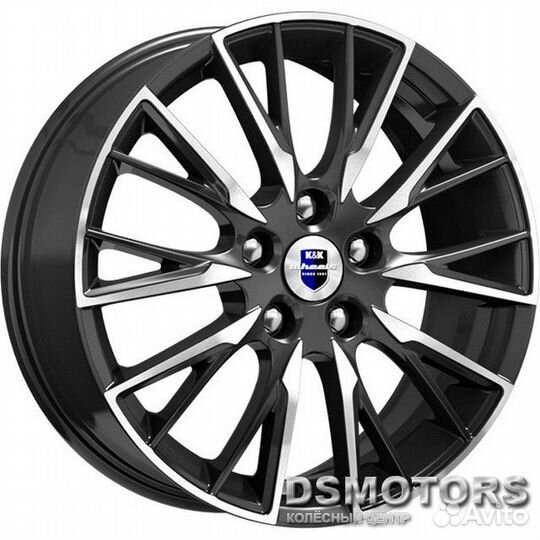 Диски Солт 6.5/17 5x114.3 ET50 d67.1 алмаз чёрный