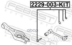 Болт с эксцентриком 2229003KIT Febest