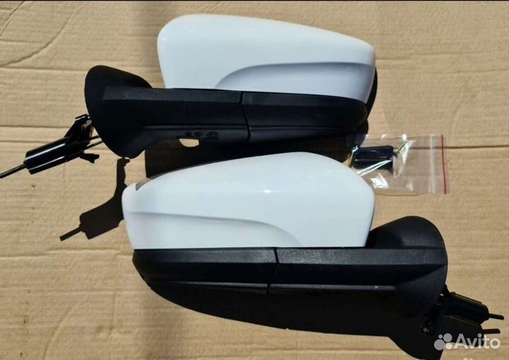 Зеркала на Logan в стиле Granta Белые