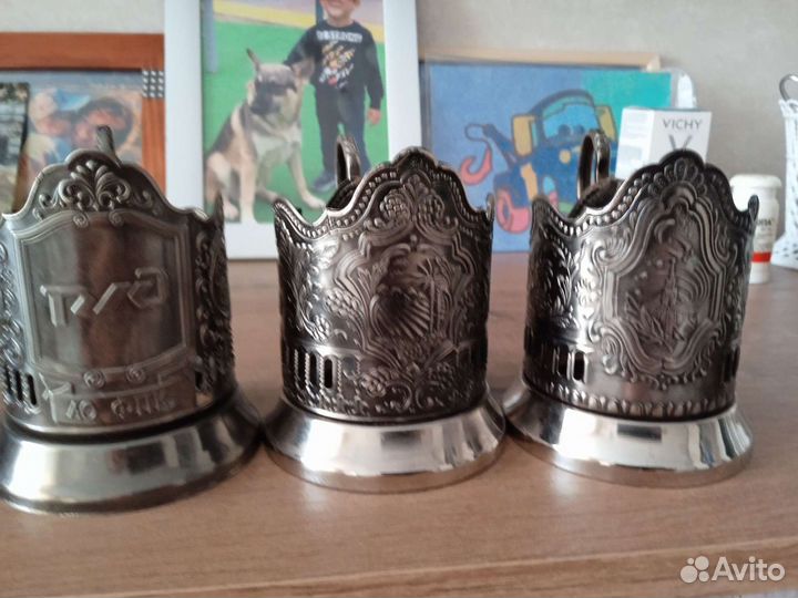 Подстаканники разные,в основном мельхиорлвые,времё