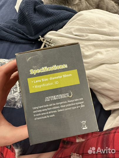 Helping hand with magnifier лупа на подставке