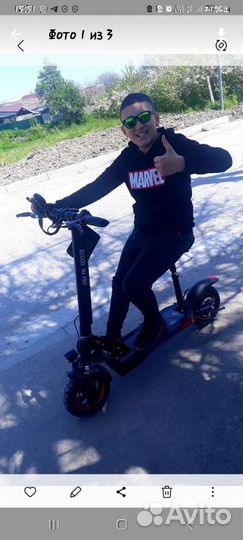 Самокат взрослый электрический