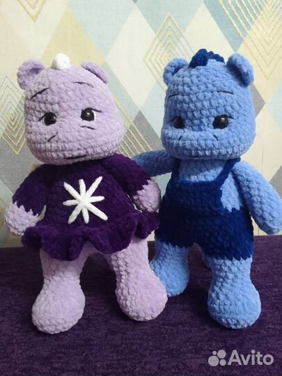 Вязаные игрушки ручной работы
