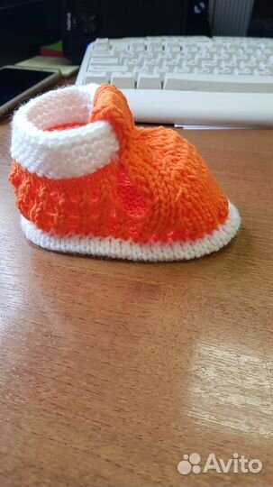 Пинетки детские вязаные