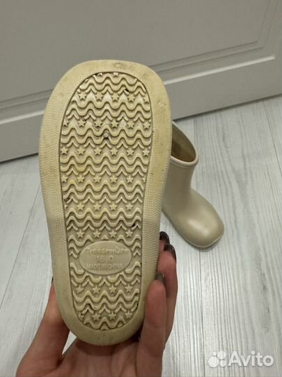 Резиновые сапоги детские 25-26 размер