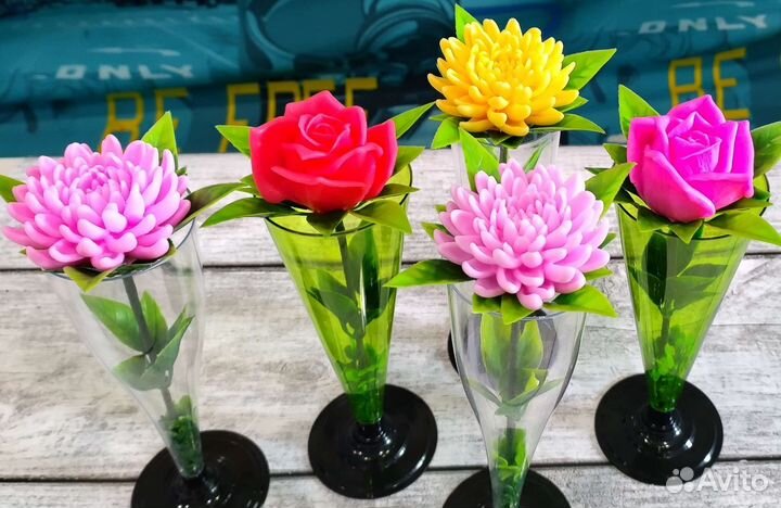 Букет из мыла (бомбочки )